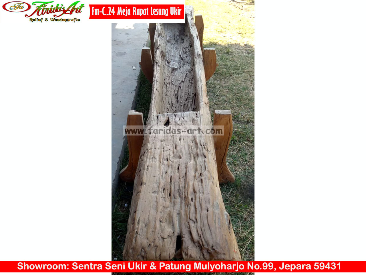 Meja Rapat - Lesung Ukir 24