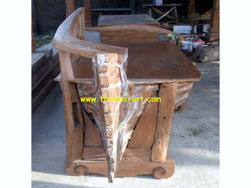 Bangko Kayu Jati ex. Prau (Asli)