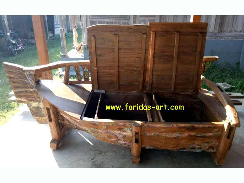 Bangko Kayu Jati ex. Prau (Asli)