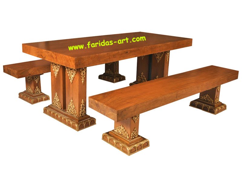 Meja Makan Set - Keraton