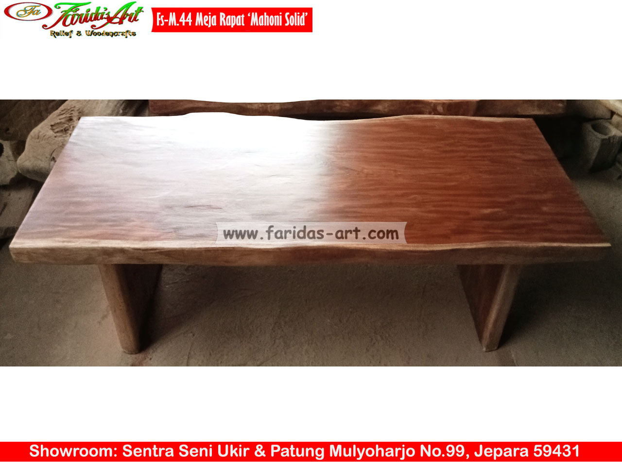 Meja Mahoni - Kayu Solid 44