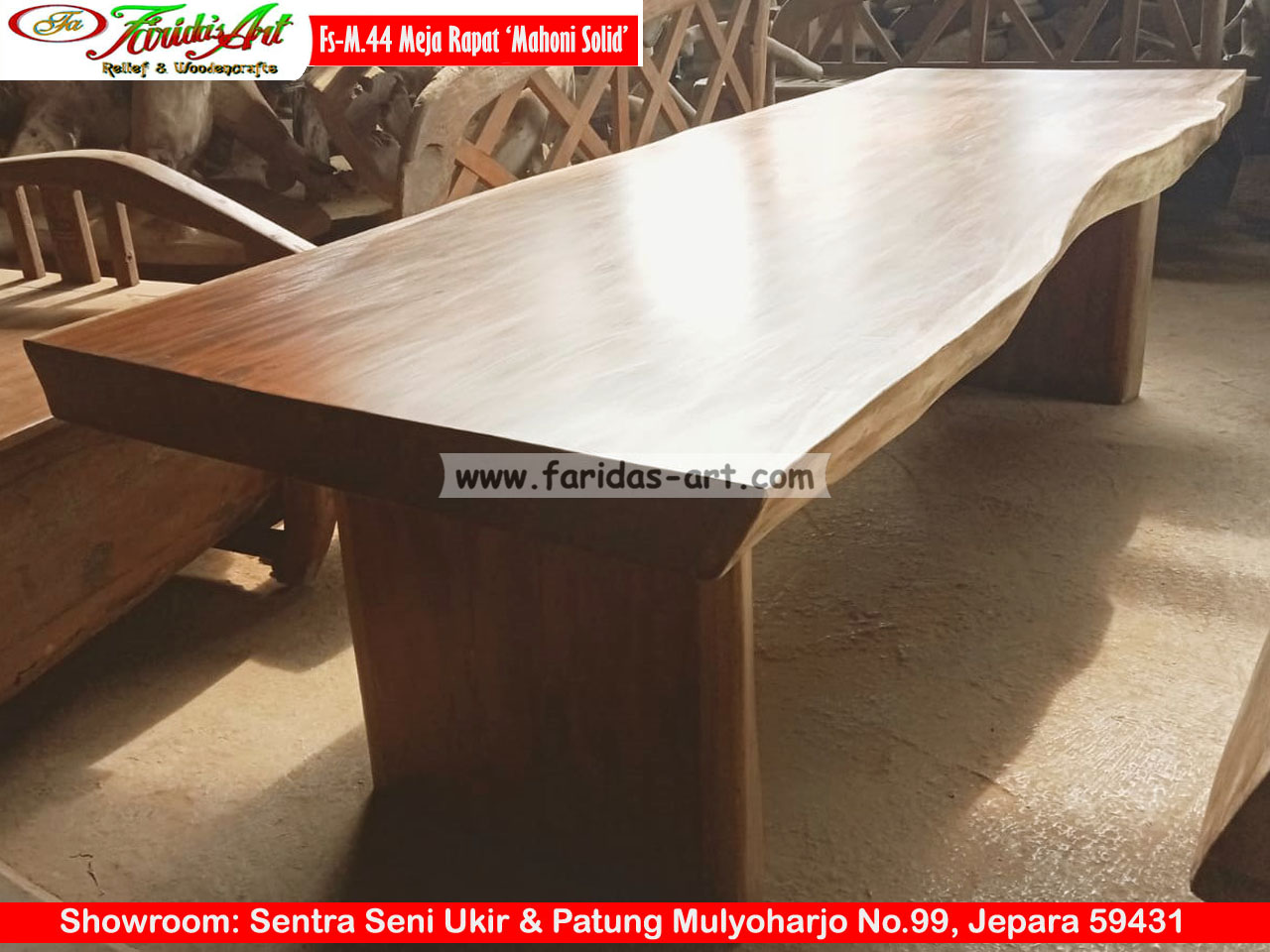 Meja Mahoni - Kayu Solid 44