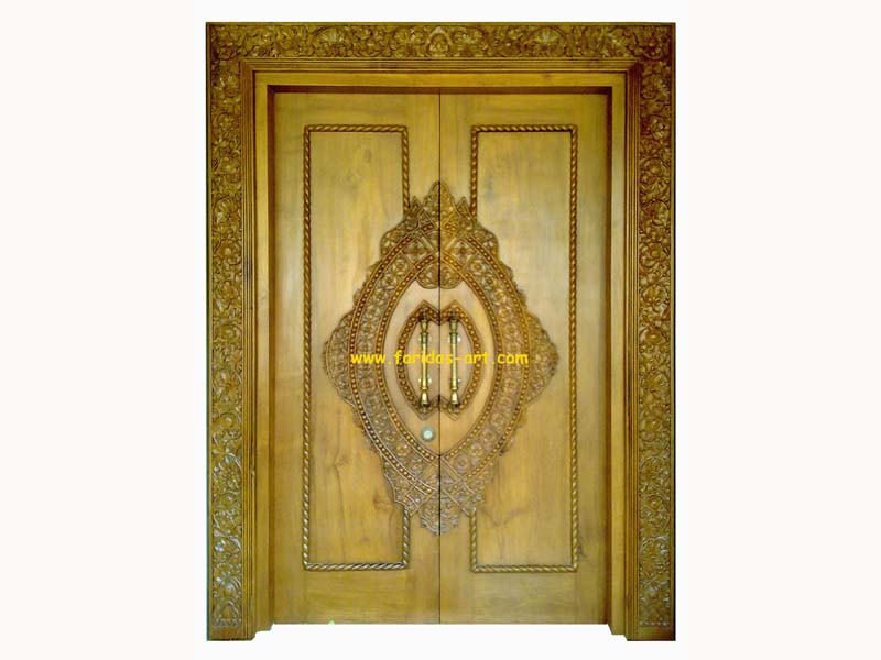 Pintu Utama - Ukir (Tameng 1)