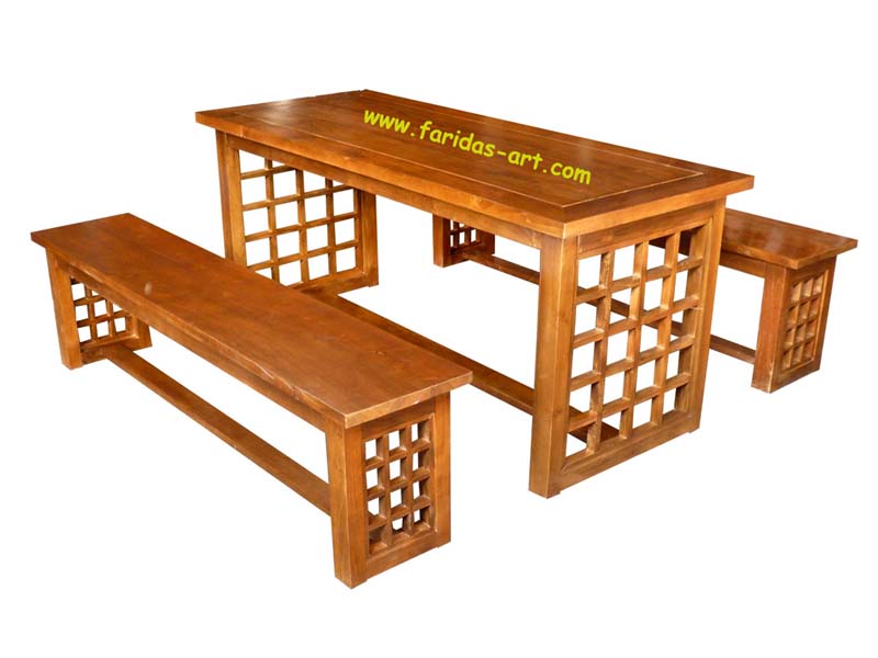 Meja Makan Set - Model Jepang
