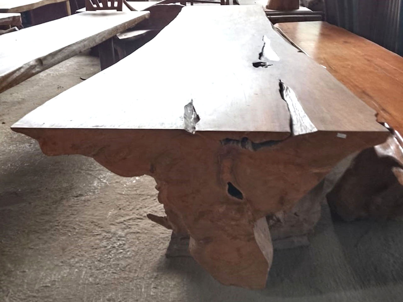 Meja Serbaguna - Solid (Log Belah) 5