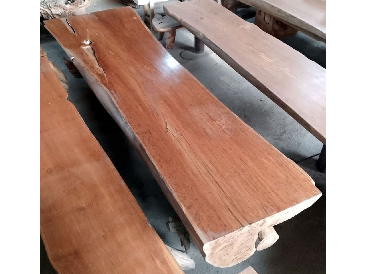 Meja Serbaguna - Solid (Log Belah) 5