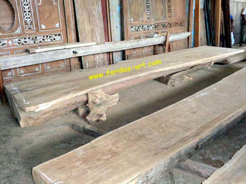 Meja Serbaguna - Solid (Log Belah) 3