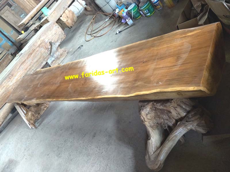 Meja Serbaguna - Solid (Log Belah) 1