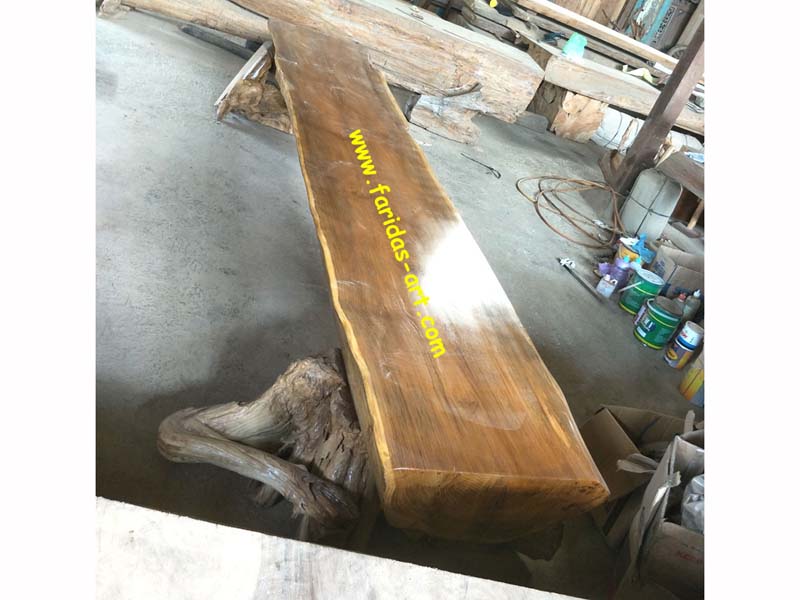 Meja Serbaguna - Solid (Log Belah) 1