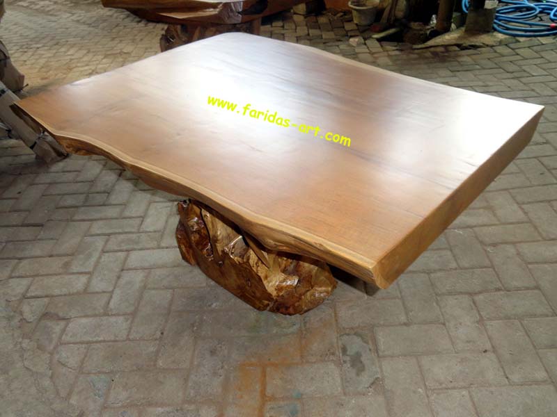 Meja Tamu - Natural Solid 2