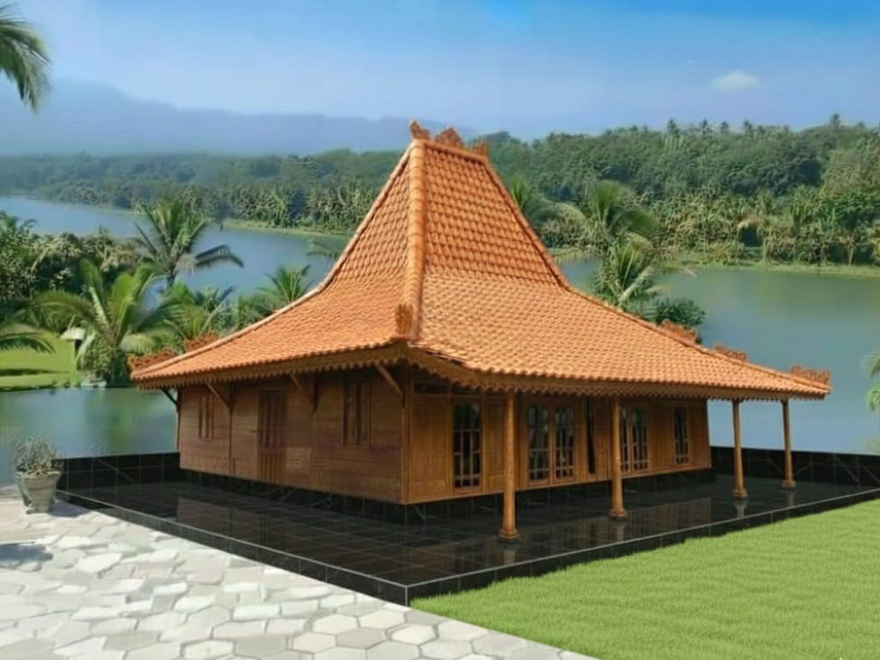 Rumah Joglo Adat Jawa 'Antik'