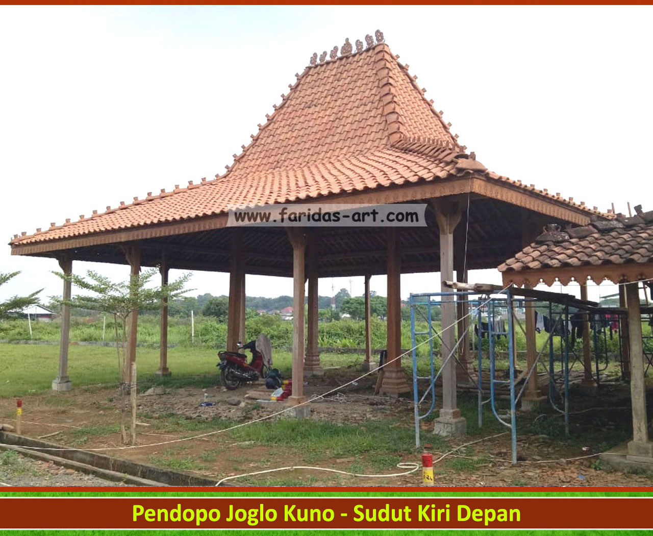 Pendopo Joglo ~ Tumpangsari Ukir (4 Plong) 'Antik' 