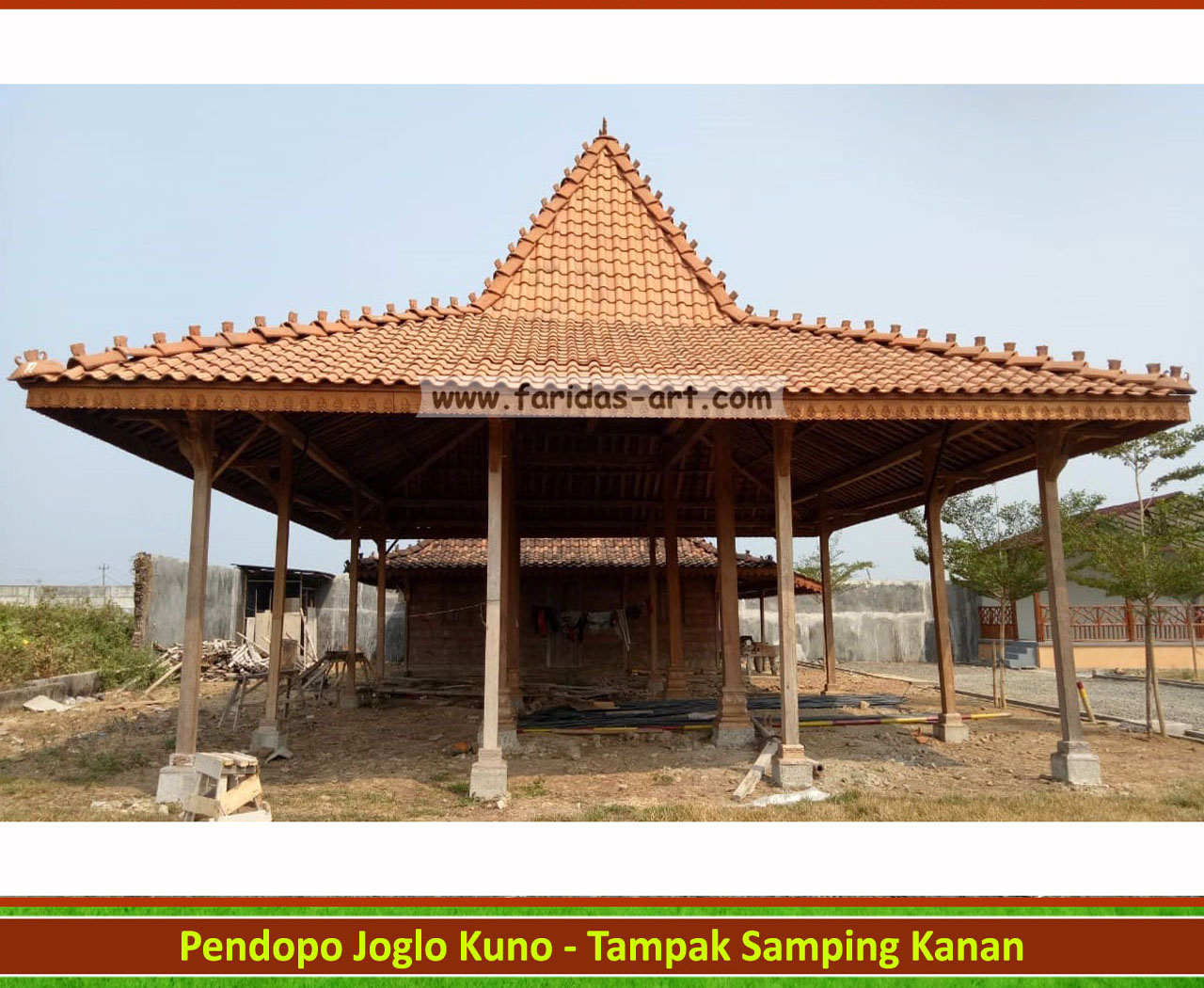 Pendopo Joglo ~ Tumpangsari Ukir (4 Plong) 'Antik' 
