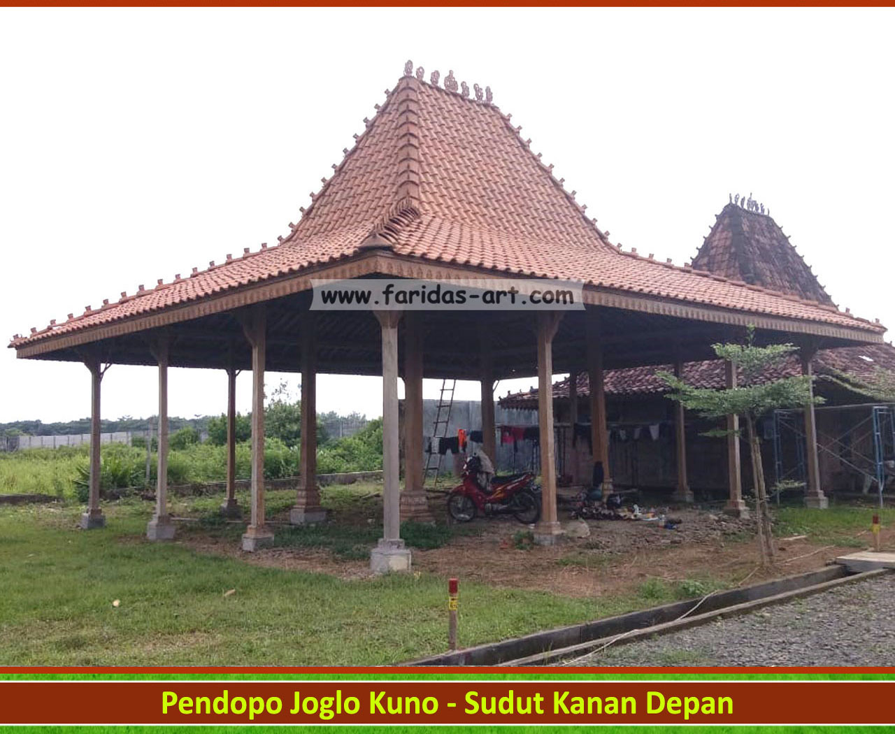 Pendopo Joglo ~ Tumpangsari Ukir (4 Plong) 'Antik' 