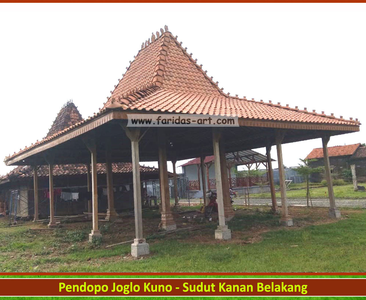 Pendopo Joglo ~ Tumpangsari Ukir (4 Plong) 'Antik' 