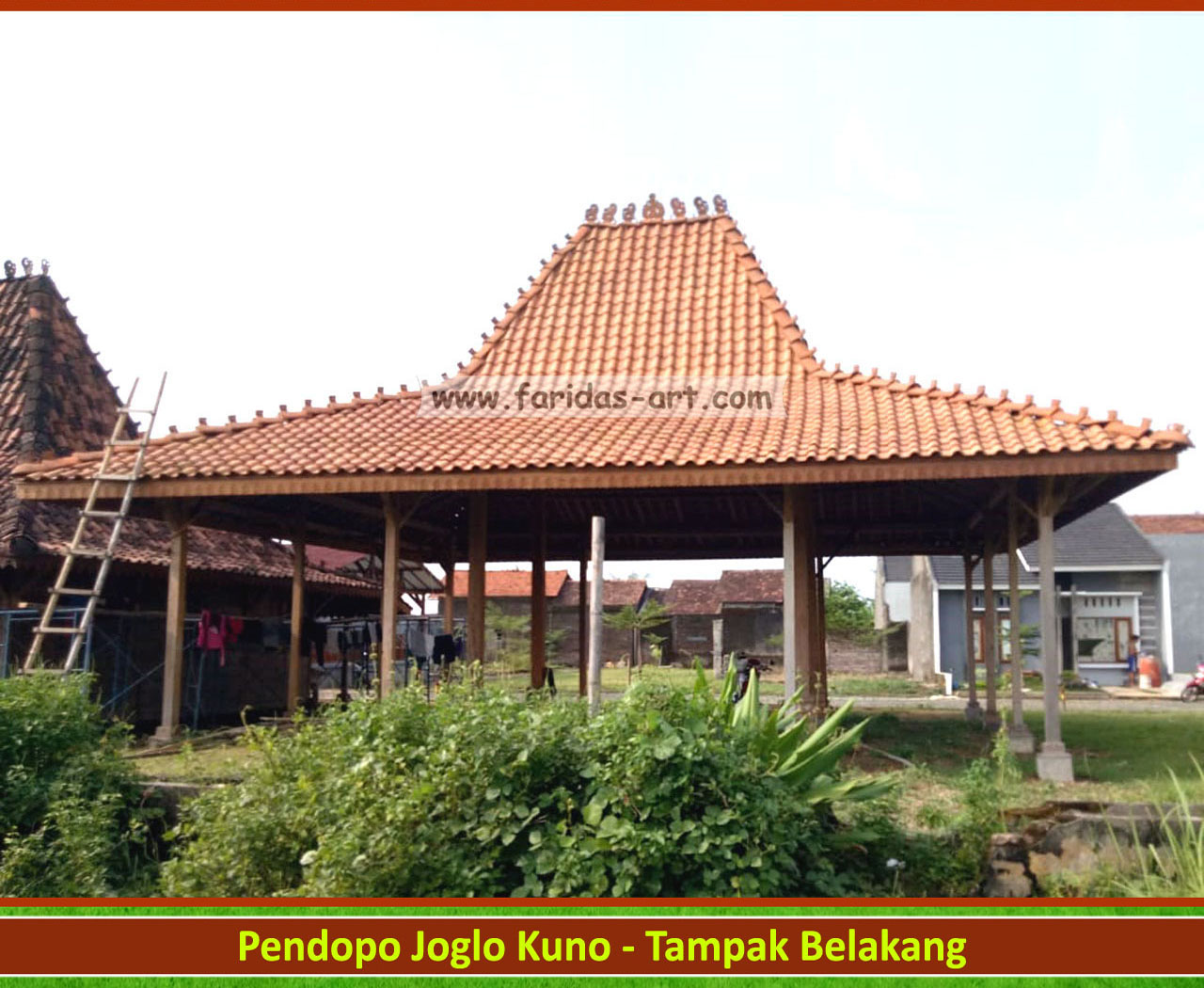 Pendopo Joglo ~ Tumpangsari Ukir (4 Plong) 'Antik' 