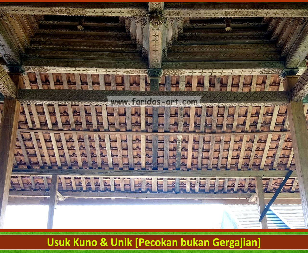 Pendopo Joglo ~ Tumpangsari Ukir (4 Plong) 'Antik' 