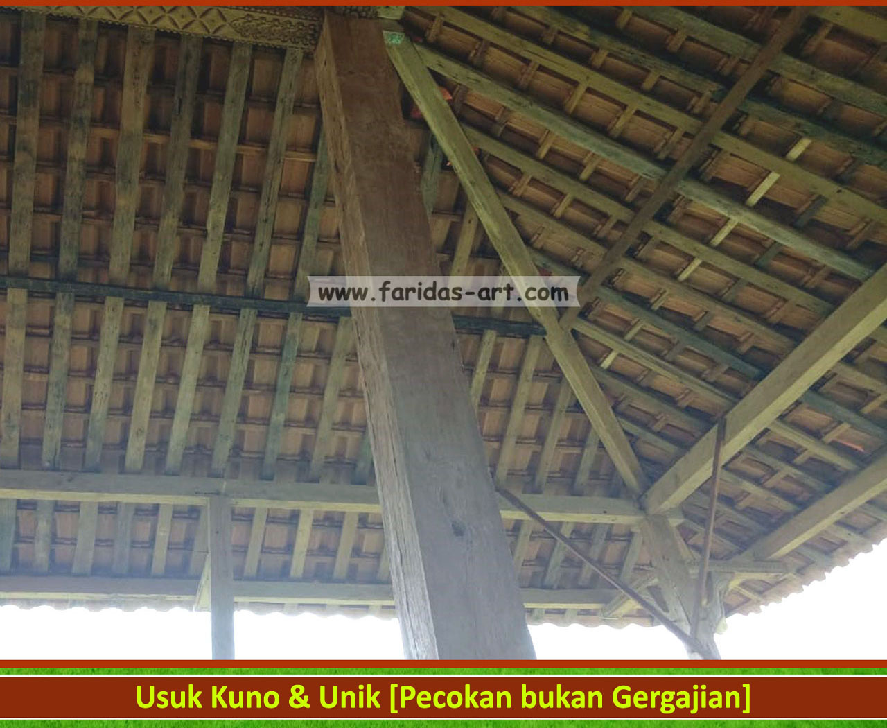 Pendopo Joglo ~ Tumpangsari Ukir (4 Plong) 'Antik' 